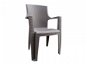 MEGA PLAST Kerti szék AMELIA polyrattan, cappuccino - Kerti szék