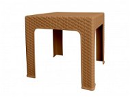 MEGA PLAST Kerti asztal BISTRO, okkersárga 48 cm - Kerti asztal