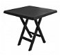 MEGA PLAST Összecsukható kerti asztal LEO, antracit 70 cm - Kerti asztal