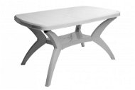 MEGA PLAST Kerti asztal MODELLO, fehér 140 cm - Kerti asztal