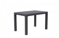 MEGA PLAST Stôl záhradný  RATAN LUX, antracit 120 cm - Záhradný stôl