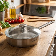 Metalac Santino, Stainless steel pan 24 cm, 2,4 l - Pan