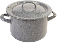 Metalac Kámen, hluboký smaltovaný hrnec Klasik s poklicí 20 cm, 4 l - Pot