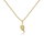 Feather Gold Adjustable Necklace
