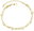 Anchor Bracelet with Beads, Gold