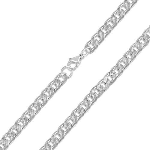 Meucci Patterned Curb Bracelet 0.6cm - Bracelet - Main image