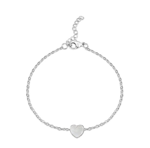 Meucci Adjustable Bracelet Mother-of-Pearl Heart II - Bracelet - Main image
