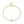Pearl Eye Adjustable Bracelet, Gold