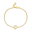Pearl Eye Adjustable Bracelet, Gold