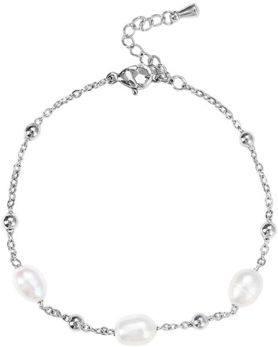 Meucci Adjustable River Pearl Bracelet with Beads - Bracelet - Main image