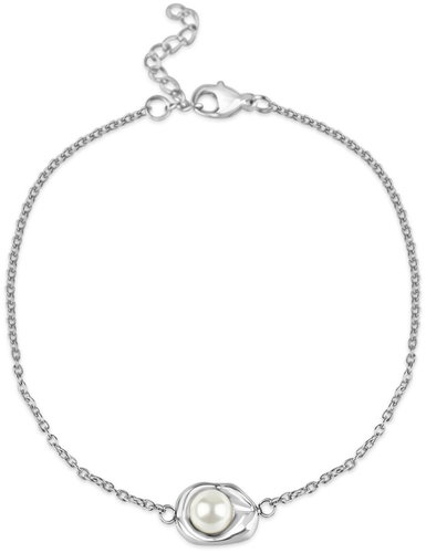 Meucci Adjustable Bracelet with Inset Pearl - Bracelet - Main image