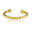 Hammered Effect Open Bangle, Gold