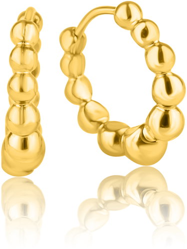 Meucci Náušnice Bubliny gold - Earrings - Main image