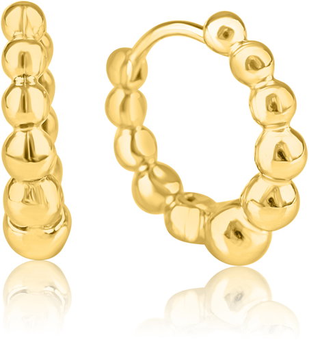 Meucci Náušnice Bubliny gold II - Earrings - Main image
