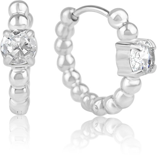 Meucci Náušnice Bubliny se zirkonem - Earrings - Main image