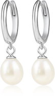 Meucci Stříbrné visací náušnice Říční Perly (Ag 925/1000, 3 g) - Earrings