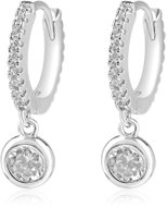 Meucci Stříbrné visací náušnice Zirkon II (Ag 925/1000, 3 g) - Earrings