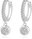 Drop Earrings with Zircons II (Ag 925/1000, 3g)