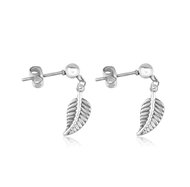 Meucci Visací náušnice Pírko - Earrings