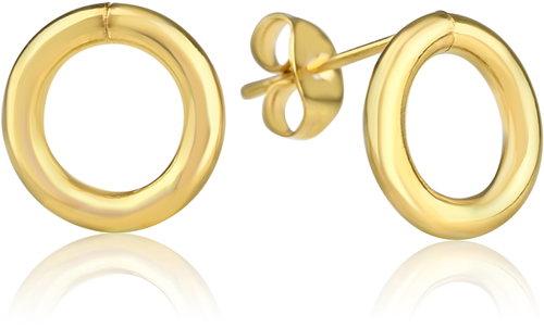 Meucci Náušnice Kolečko gold - Earrings - Main image