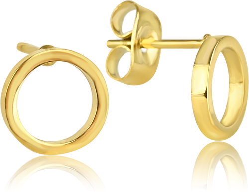 Meucci Gold Hoop Earrings - Earrings - Main image