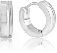 Meucci Náušnice Kroužky s dvojitou linkou - Earrings