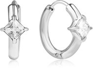 Meucci Náušnice Kroužky se zirkonem - Earrings