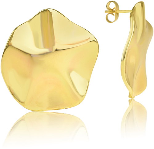 Meucci Náušnice Lopuch gold - Earrings - Main image