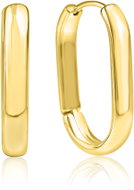 Meucci Náušnice Oblé články gold - Earrings