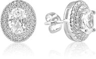 Meucci Stříbrné náušnice Aura se zirkony (Ag 925/1000, 3 g) - Earrings