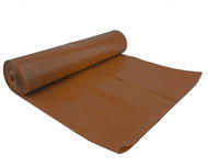 MEVA Garbage bags, thick 50 micr., brown, 120 l, 25 pcs - Bin Bags