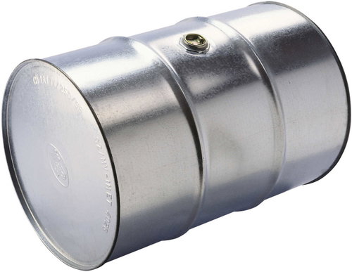 MEVA Galvanized steel barrel 200 l, 2'' hole in side wall - Barrel - Main image