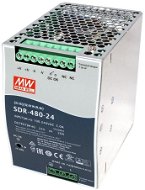 Mean Well Napájací adaptér na DIN lištu, 24 V, 480 W (SDR-480-24) - Sieťový zdroj