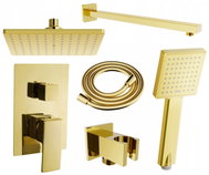 MEXEN Uno DR45 Shower Set for concealed installation, gold (71435DR45-50) - Shower Set