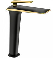 MEXEN Purus basin mixer, tall, black / gold ( 745810-75 ) - Tap