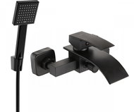 MEXEN Aries R45 bath mixer with accessories, black (74483R45-70) - Tap