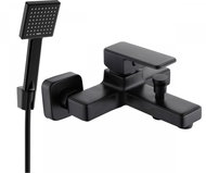 MEXEN Cetus R45 bath mixer with accessories, black (74433R45-70) - Tap