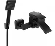 MEXEN Libra R45 bath mixer with accessories, black (74513R45-70) - Tap