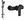 DQ62 shower mixer with accessories, black (74594DQ62-70)