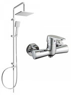 MEXEN Tord shower set with Kama mixer, silver (72540200-00) - Shower Set