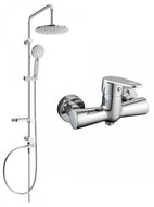 MEXEN Carl shower set with Kama mixer, silver (72540240-00) - Shower Set
