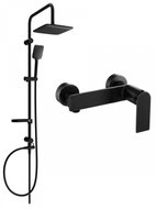 MEXEN Sven shower column including Alexa shower mixer, black (71240262-70) - Shower Set