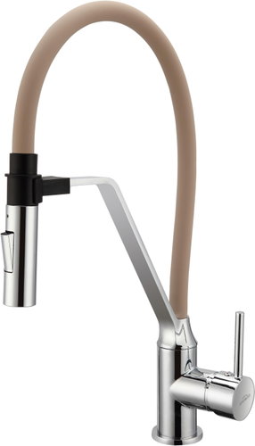 INVENA Sink mixer with magnetic holder, beige ( BZ-30-L03-C ) - Tap - Main image