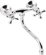 INVENA ROMA Basin mixer for sinks, 20 cm, swivel spout type S ( BC-21-00S-L ) - Tap