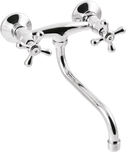 INVENA ROMA Basin mixer for sinks, 20 cm, swivel spout type S ( BC-21-00S-L ) - Tap - Main image