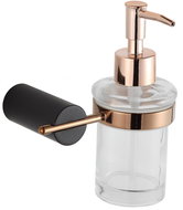 MEXEN Aron Soap Dispenser, Black/Pink Gold 70881388-67 - Soap Dispenser