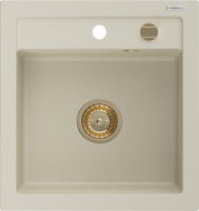MEXEN Vito granite sink 520 × 490 mm, beige II - Granite Sink