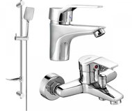 MEXEN Caro DF62 SET bath and basin mixer, chrome 746603DF62-00 - Tap