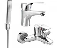 MEXEN Caro R72 SET bath and basin mixer, chrome 746603R72-00 - Tap