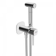 Laveo Pola pedestal mixer with shower set, chrome (BAP_031P) - Bidet Shower